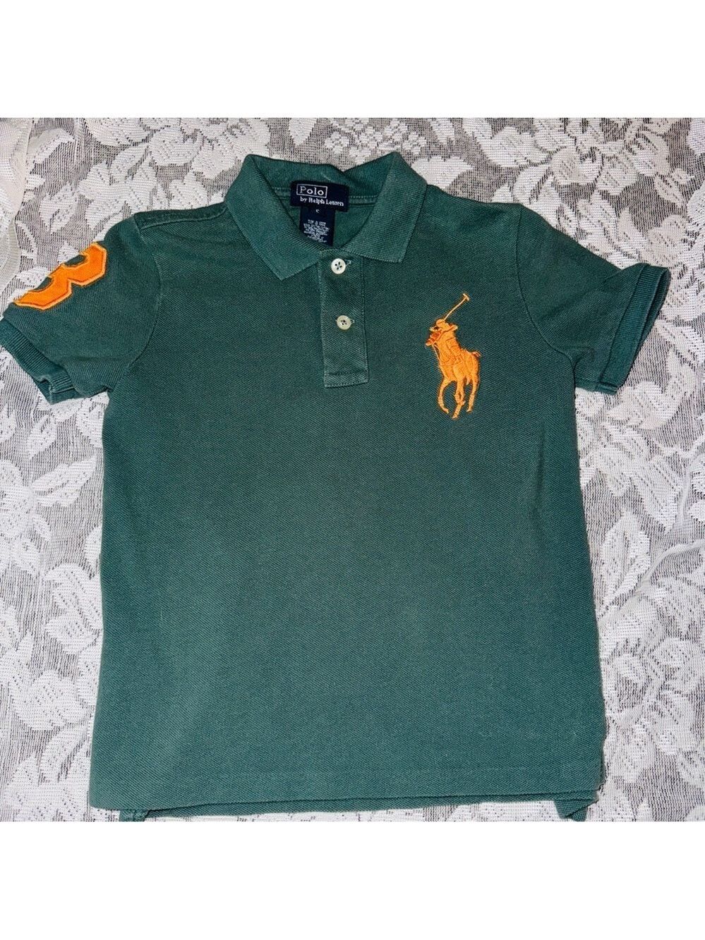 Ralph Lauren green polo shirt size 5